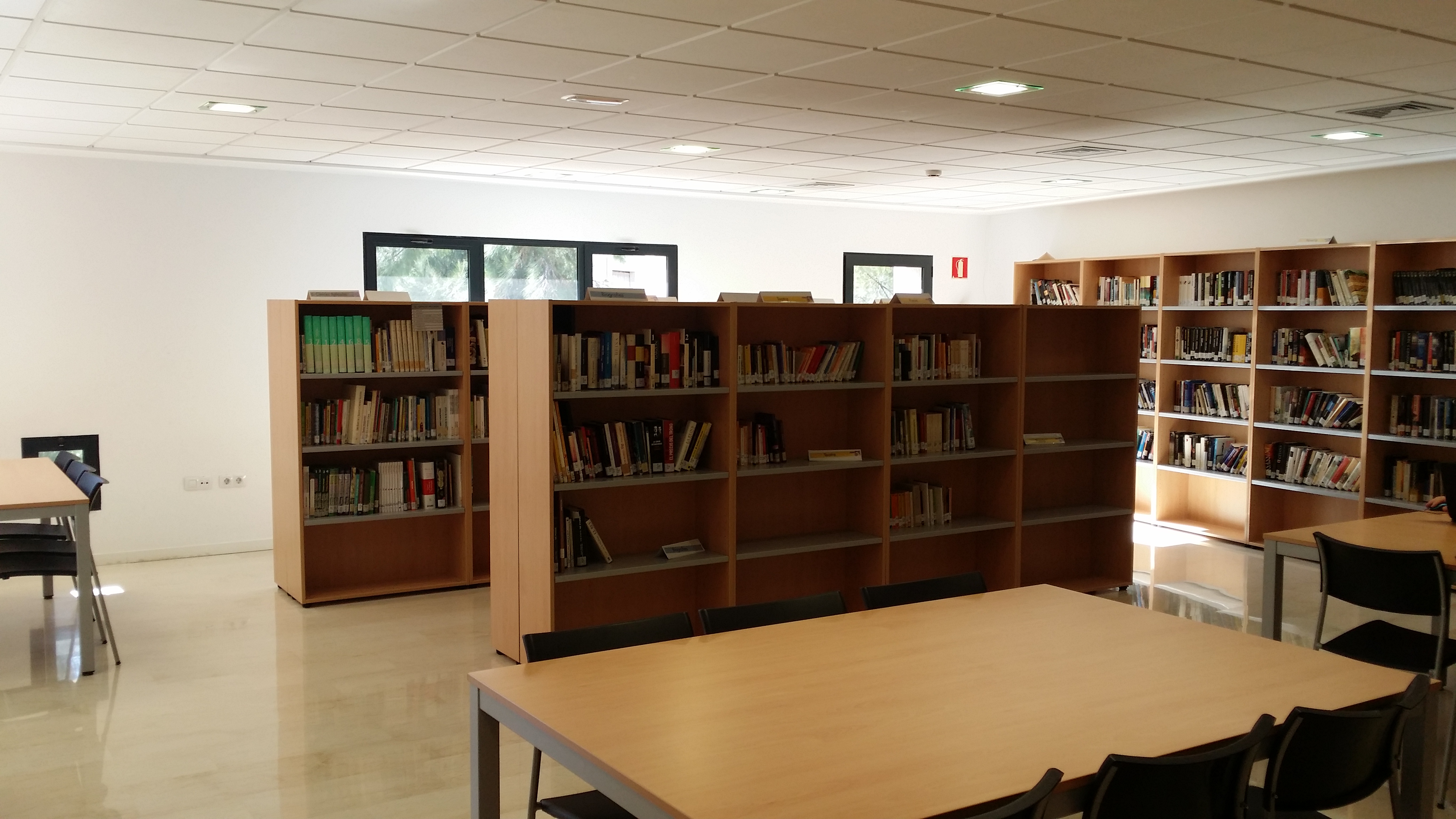 BIBLIOTECA MUNICIPAL. SALA D'ADULTS. AJUNTAMENT DE CANALS.